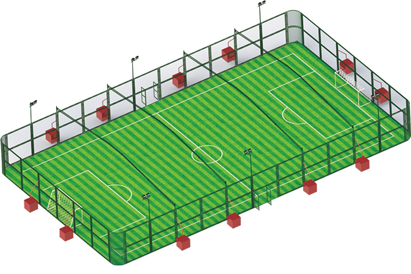 Football Cage Movable play area